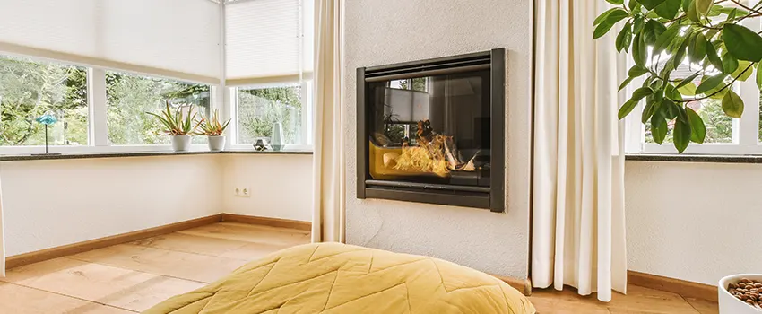 Residential Fireplace Ceramic Glass Installation in Redmond, WA