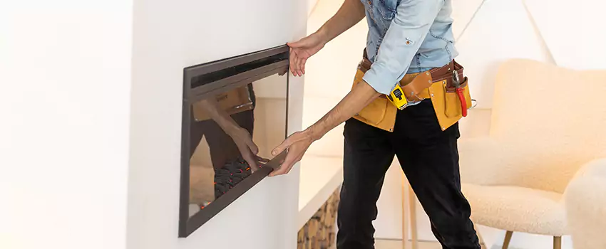 Metal Fireplace Installation in Redmond, Washington