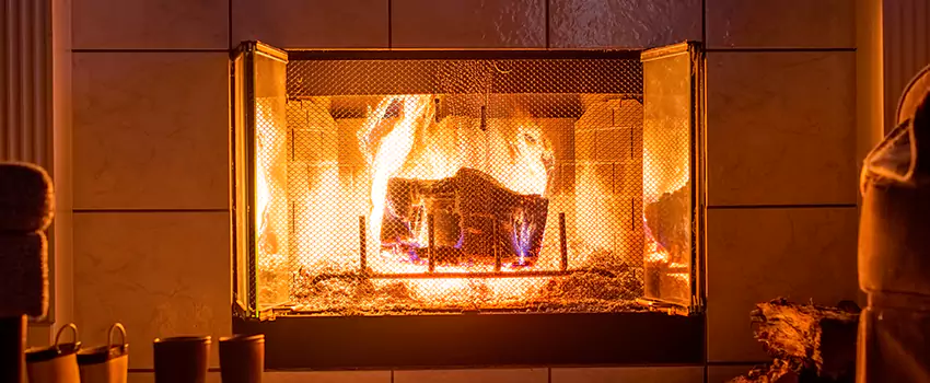 Mendota Hearth Landscape Fireplace Installation in Redmond, Washington