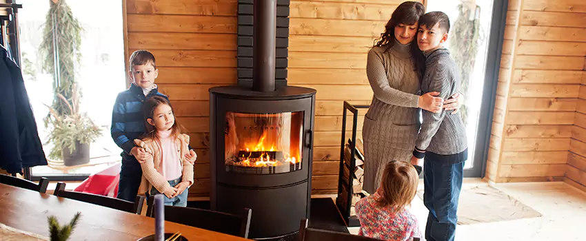Morso Cast Iron Fireplace Insert Installation in Redmond, Washington