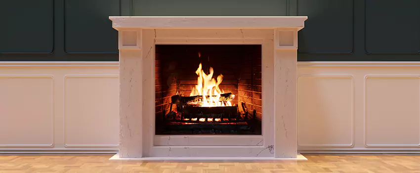 Open Flame Wood-Burning Fireplace Installation Services in Redmond, Washington