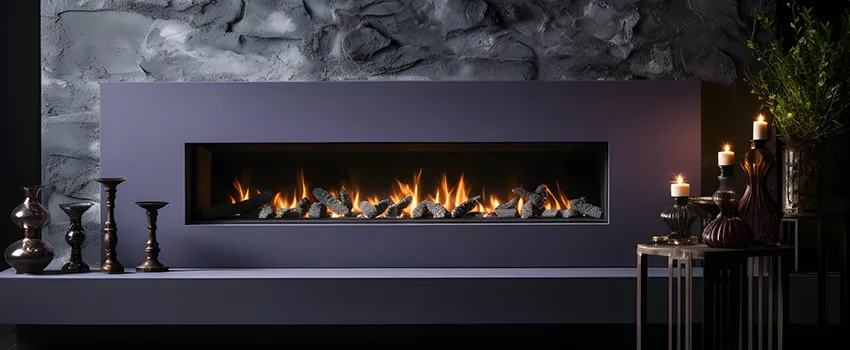 Ember Bed for Ventless Gas Fireplace in Redmond, WA